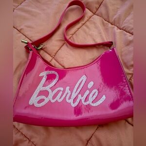 Barbie Hot Pink Glossy Shoulder Bag
